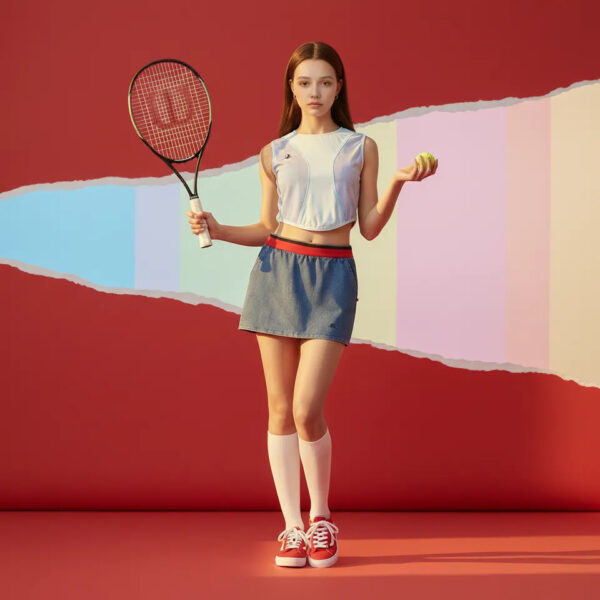 Light Blue 2-Piece Golf & Tennis Activewear