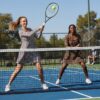 Women's Leopard Print Long-Sleeve Tennis Dress
