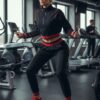Striped Activewear for Running & Outdoor Adventures