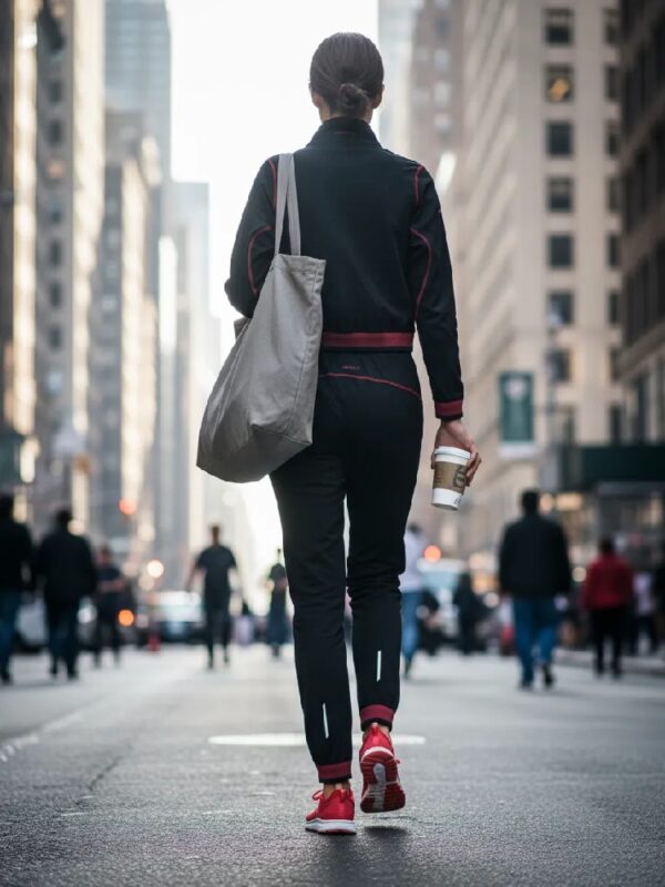 Striped Activewear for Running & Outdoor Adventures
