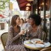 Women's Leopard Print Long-Sleeve Tennis Dress